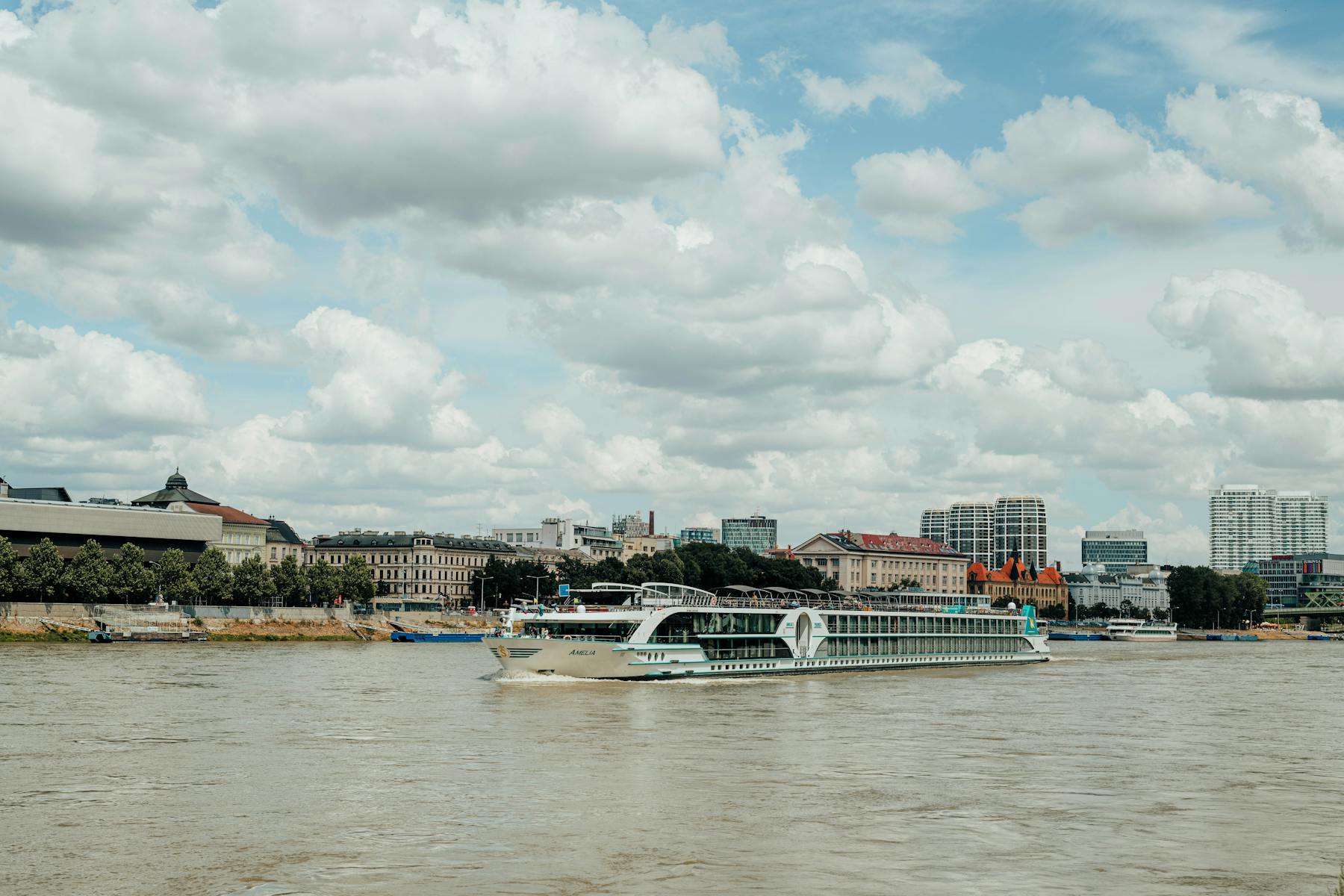 River cruise ship on the Danube