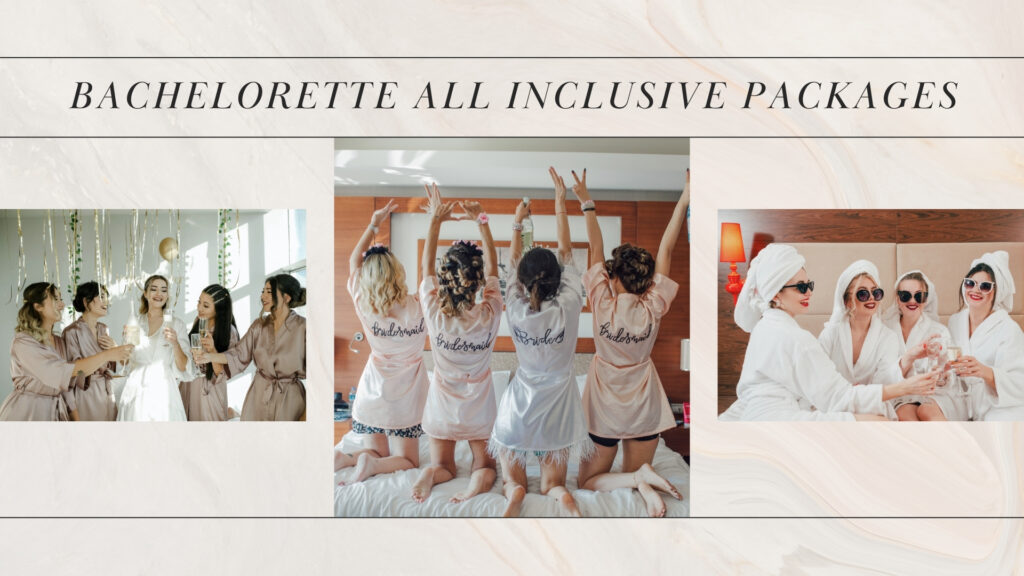 bachelorette having fun and celebrating together