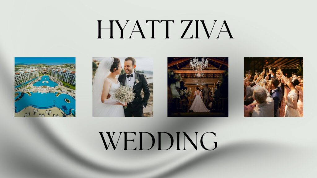 hyatt ziva wedding couple